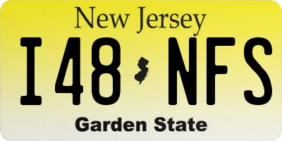 NJ license plate I48NFS