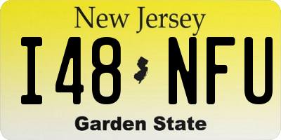 NJ license plate I48NFU
