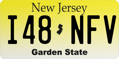 NJ license plate I48NFV