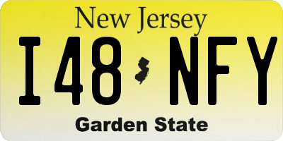 NJ license plate I48NFY