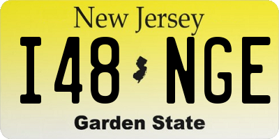 NJ license plate I48NGE