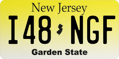 NJ license plate I48NGF