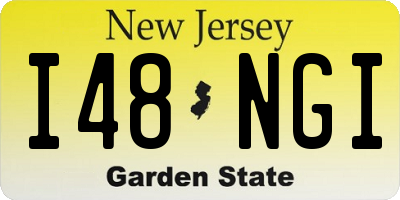 NJ license plate I48NGI