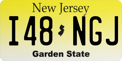 NJ license plate I48NGJ