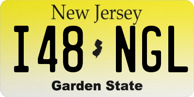 NJ license plate I48NGL