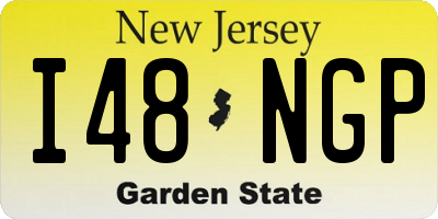 NJ license plate I48NGP