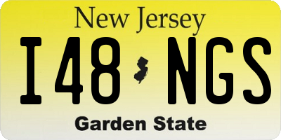 NJ license plate I48NGS