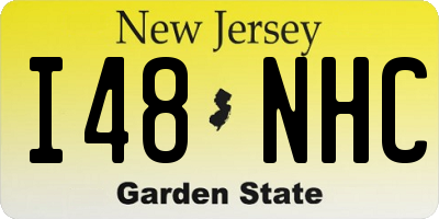 NJ license plate I48NHC