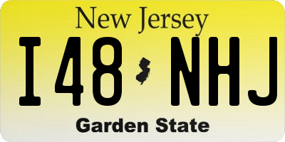 NJ license plate I48NHJ