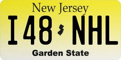NJ license plate I48NHL