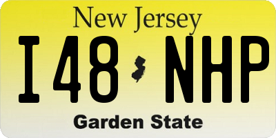 NJ license plate I48NHP