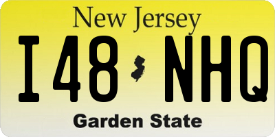 NJ license plate I48NHQ