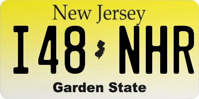 NJ license plate I48NHR