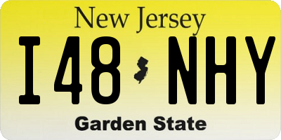 NJ license plate I48NHY