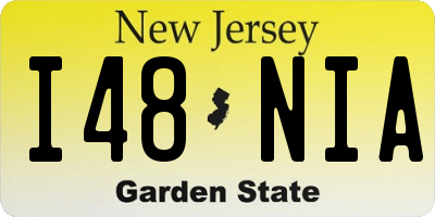 NJ license plate I48NIA