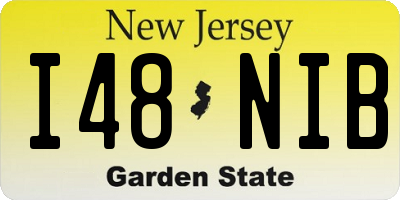 NJ license plate I48NIB