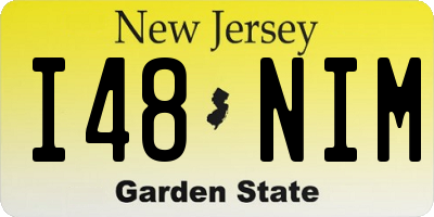 NJ license plate I48NIM