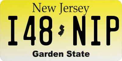 NJ license plate I48NIP