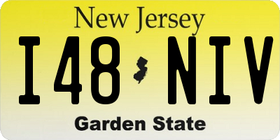 NJ license plate I48NIV