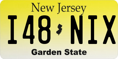 NJ license plate I48NIX
