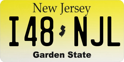 NJ license plate I48NJL