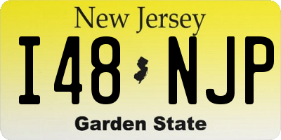 NJ license plate I48NJP