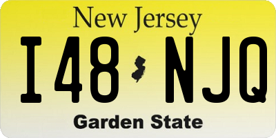 NJ license plate I48NJQ