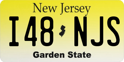 NJ license plate I48NJS