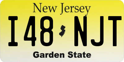 NJ license plate I48NJT