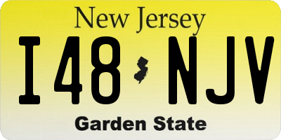 NJ license plate I48NJV