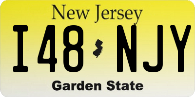 NJ license plate I48NJY