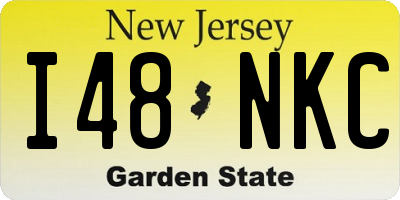 NJ license plate I48NKC