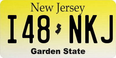 NJ license plate I48NKJ