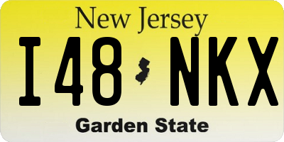 NJ license plate I48NKX