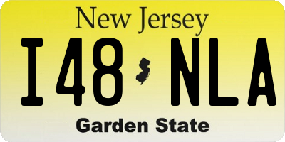 NJ license plate I48NLA
