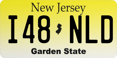 NJ license plate I48NLD