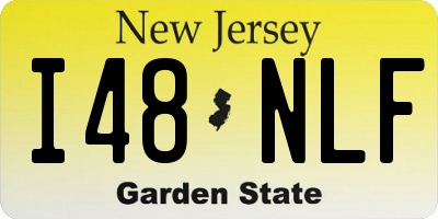 NJ license plate I48NLF