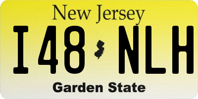 NJ license plate I48NLH