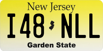 NJ license plate I48NLL