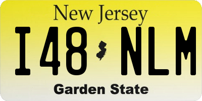 NJ license plate I48NLM
