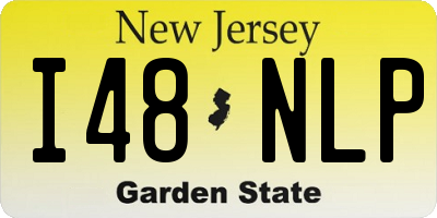 NJ license plate I48NLP
