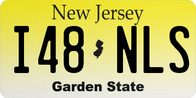 NJ license plate I48NLS