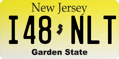 NJ license plate I48NLT