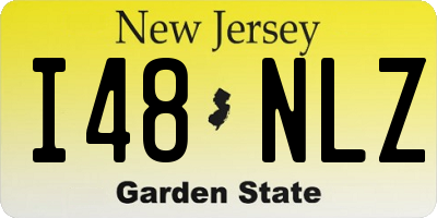 NJ license plate I48NLZ