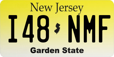 NJ license plate I48NMF