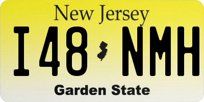 NJ license plate I48NMH