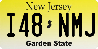 NJ license plate I48NMJ