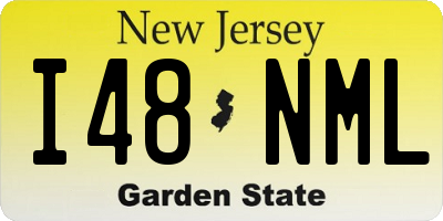 NJ license plate I48NML