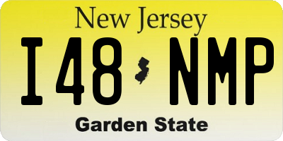 NJ license plate I48NMP