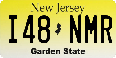 NJ license plate I48NMR